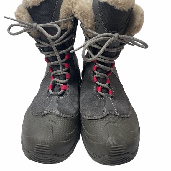 Columbia Women Teen Youth Omni-heat BY1291‑022 Winter Boots Size 7 - Gray - Picture 8 of 16